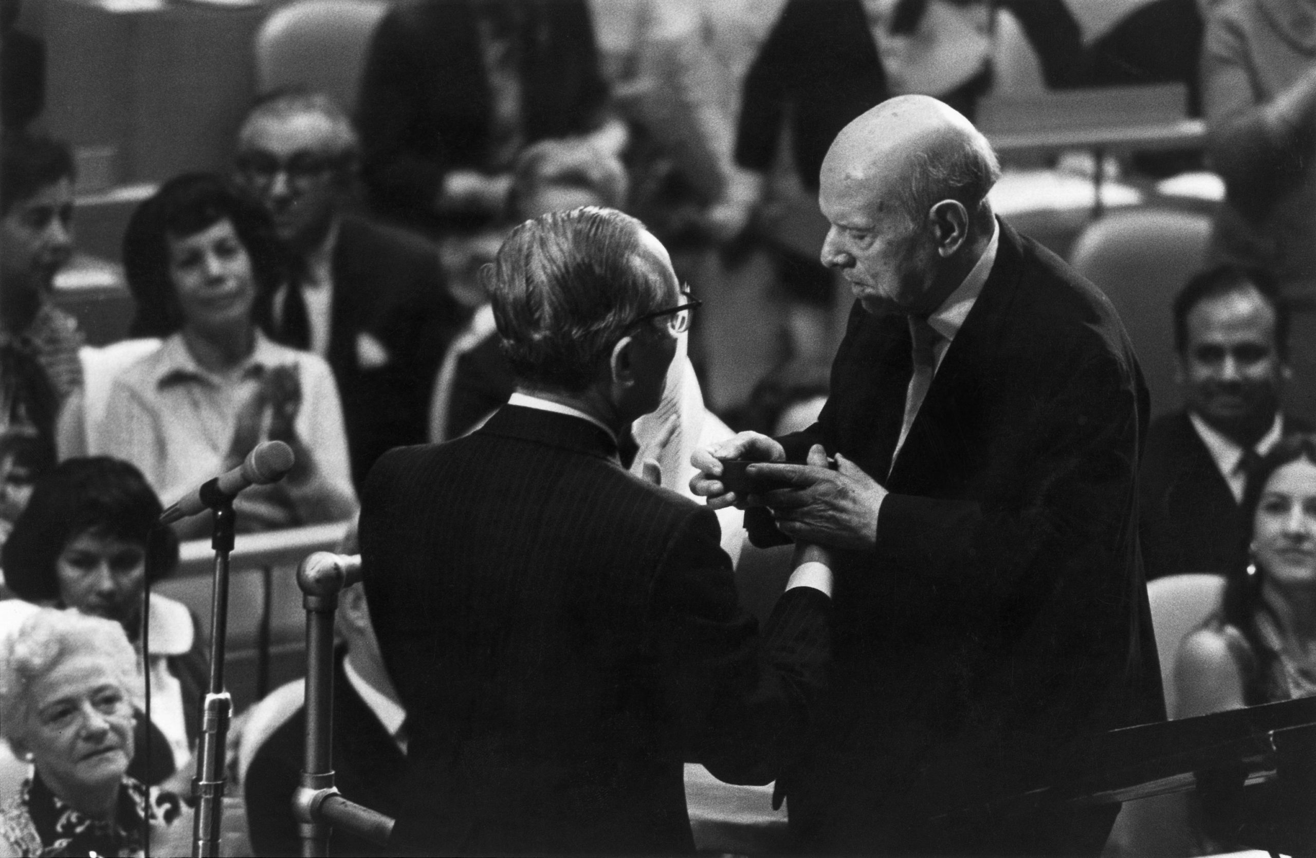 Pau Casals a les Nacions Unides el 24 d'octubre de 1971