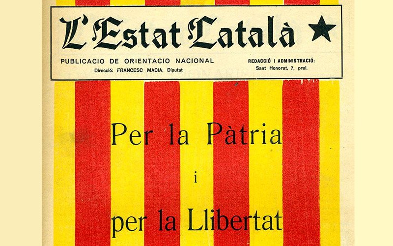 Portada de la revista 'L'Estat català' del febrer del 1923, que dirigia Francesc Macià