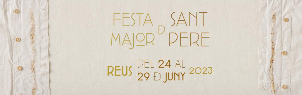 Cartell de la Festa Major de Sant Pere de Reus 2023