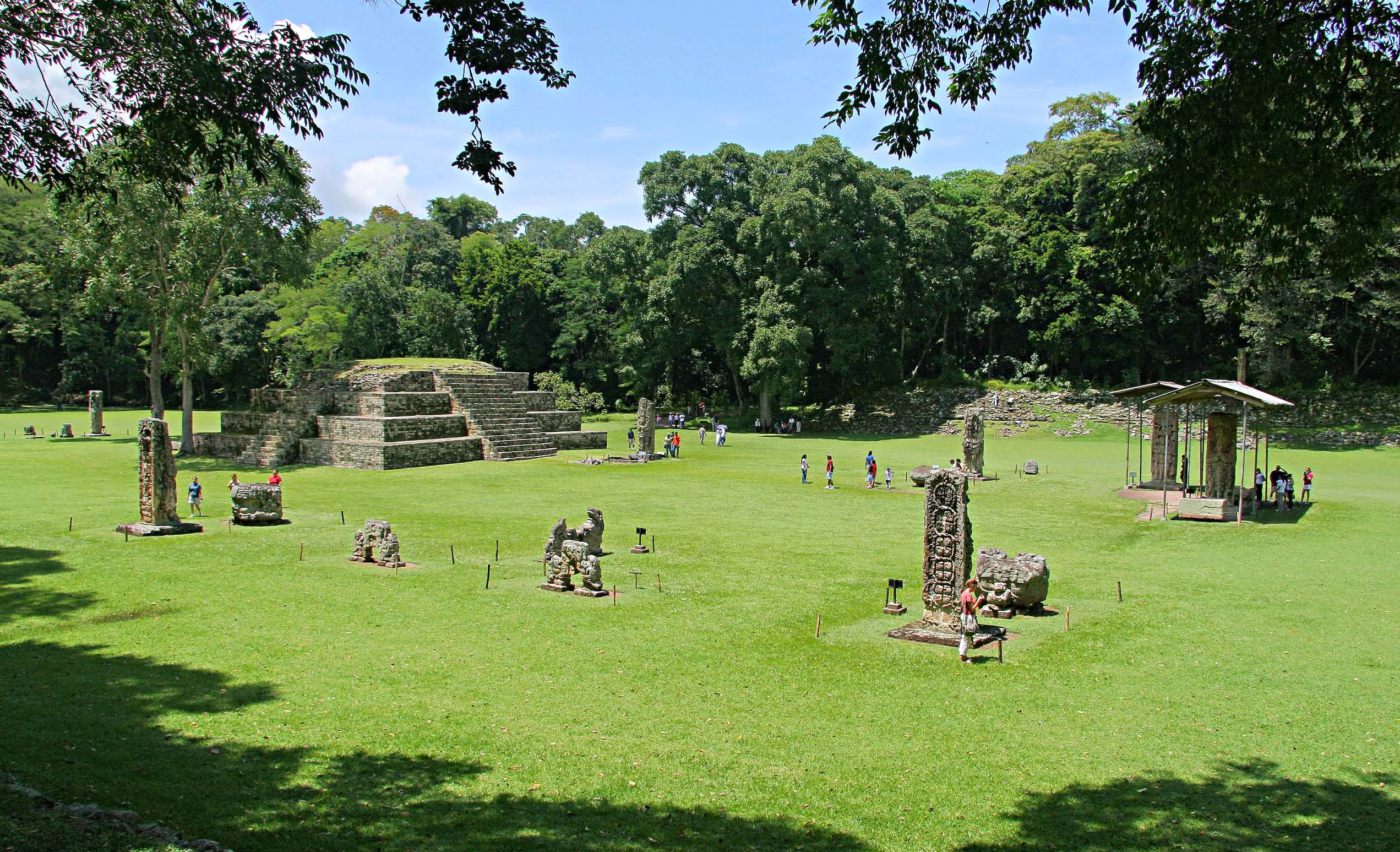 Restes de la ciutat de Copán