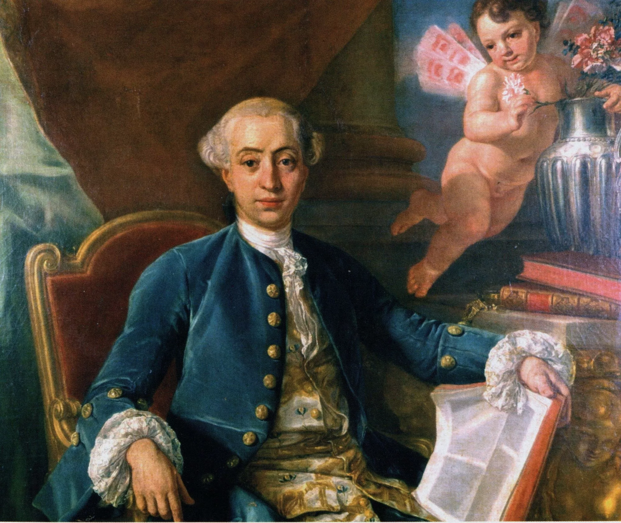 Retrat de Giacomo Casanova, obra d'Anton Raphael Mengs (1760)