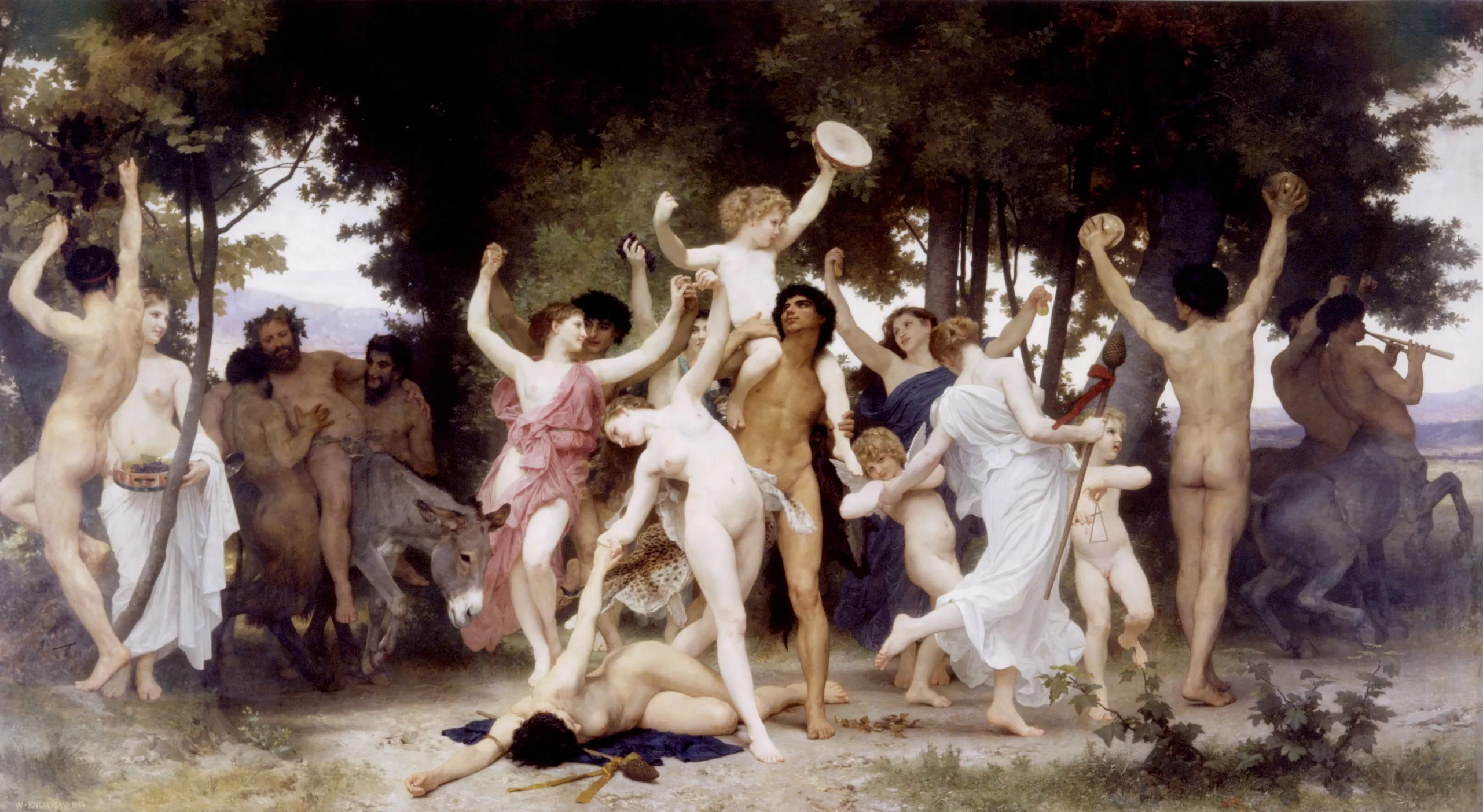 'La joventut de Bacus', de William-Adolphe Bouguereau (1884)