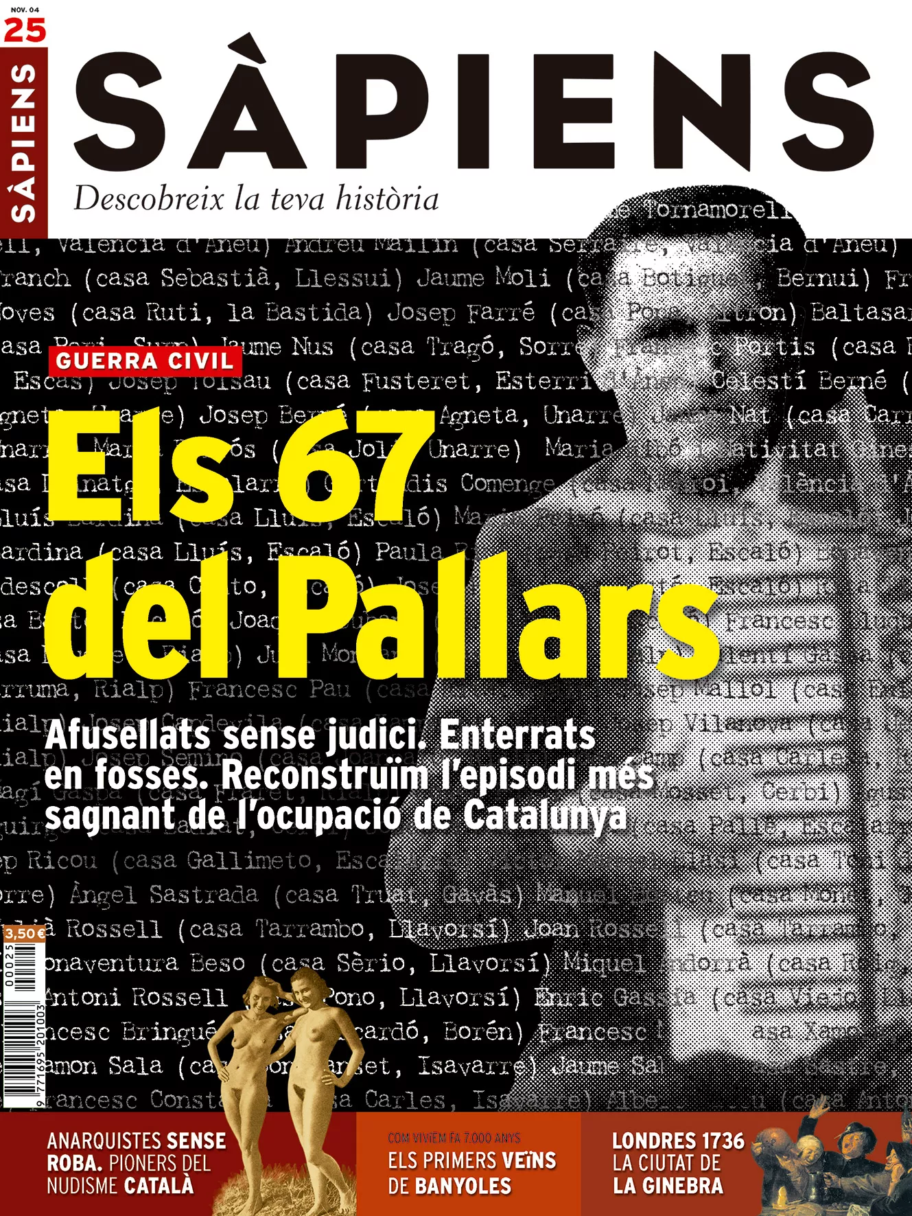 Portada del número 25 de la revista Sàpiens