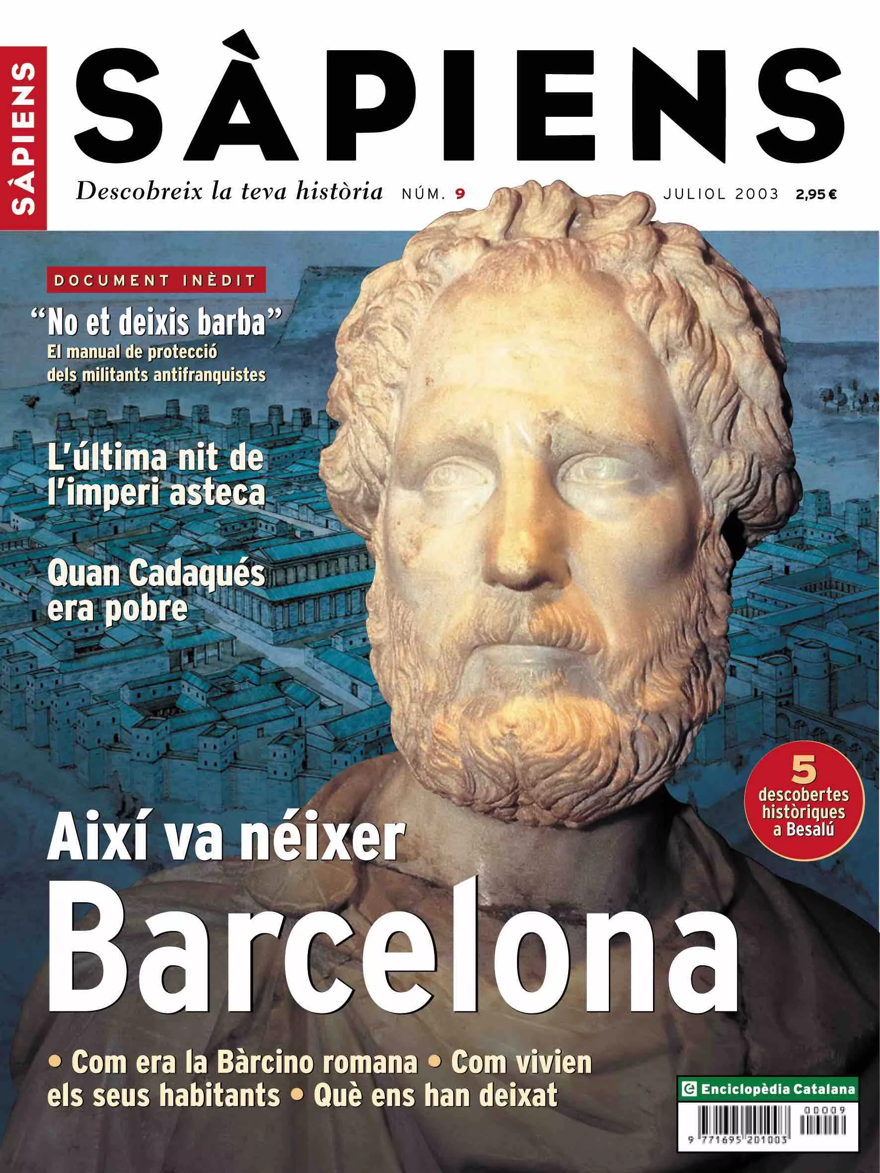 Portada del número 9 del 'Sàpiens'