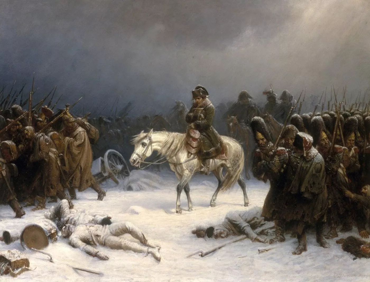 'La retirada de Napoleó de Moscou', d'Adolph Northen