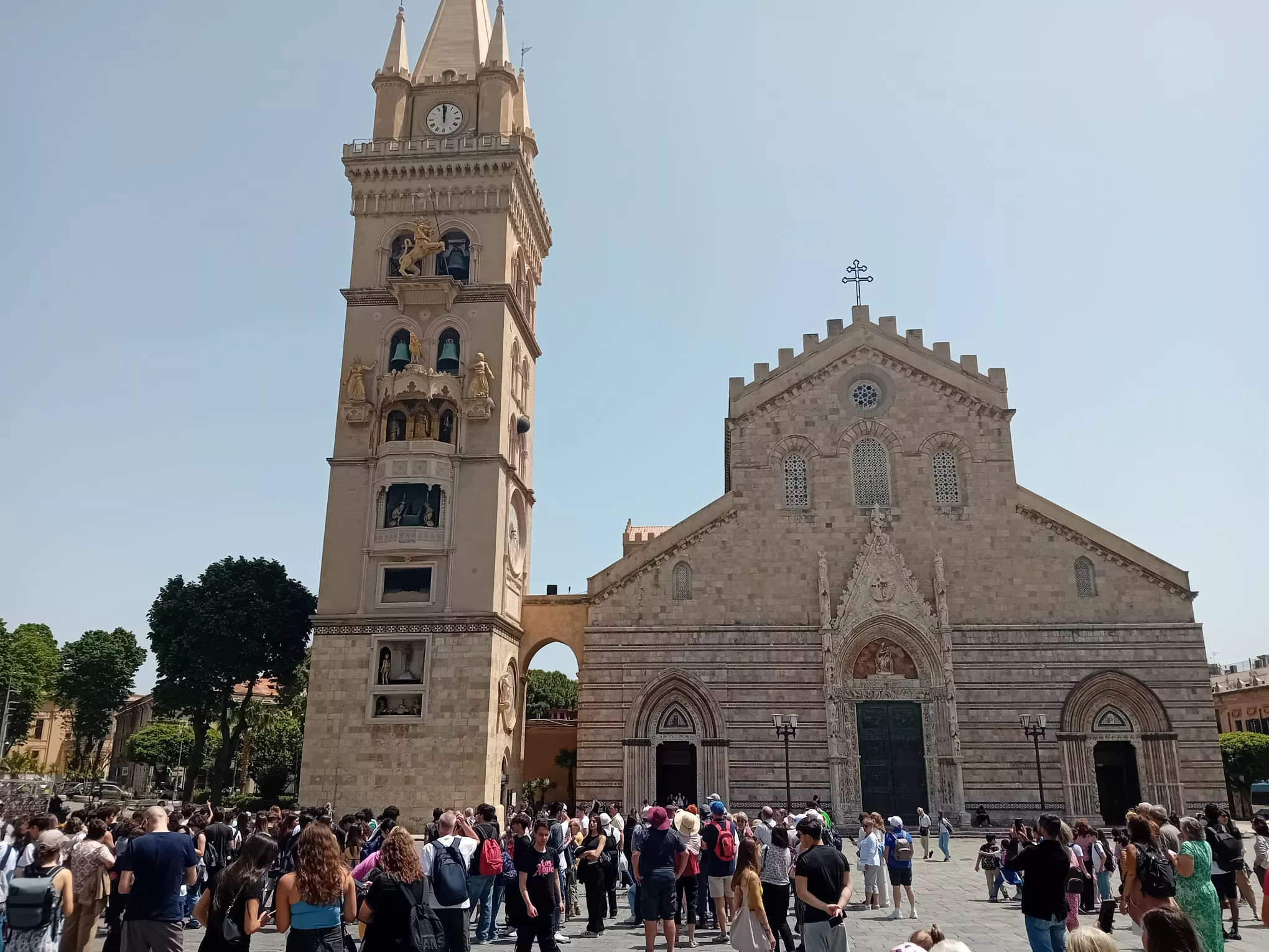 La catedral de Messina I el seu impressionant campanar