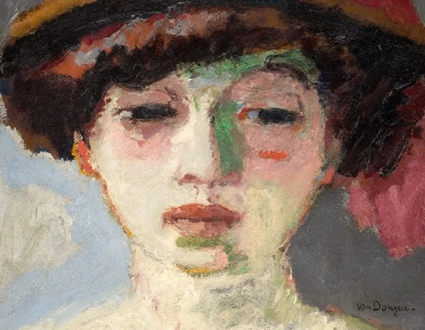 'Retrat de Fernande Olivier' fet per Kees van Dongen el 1907