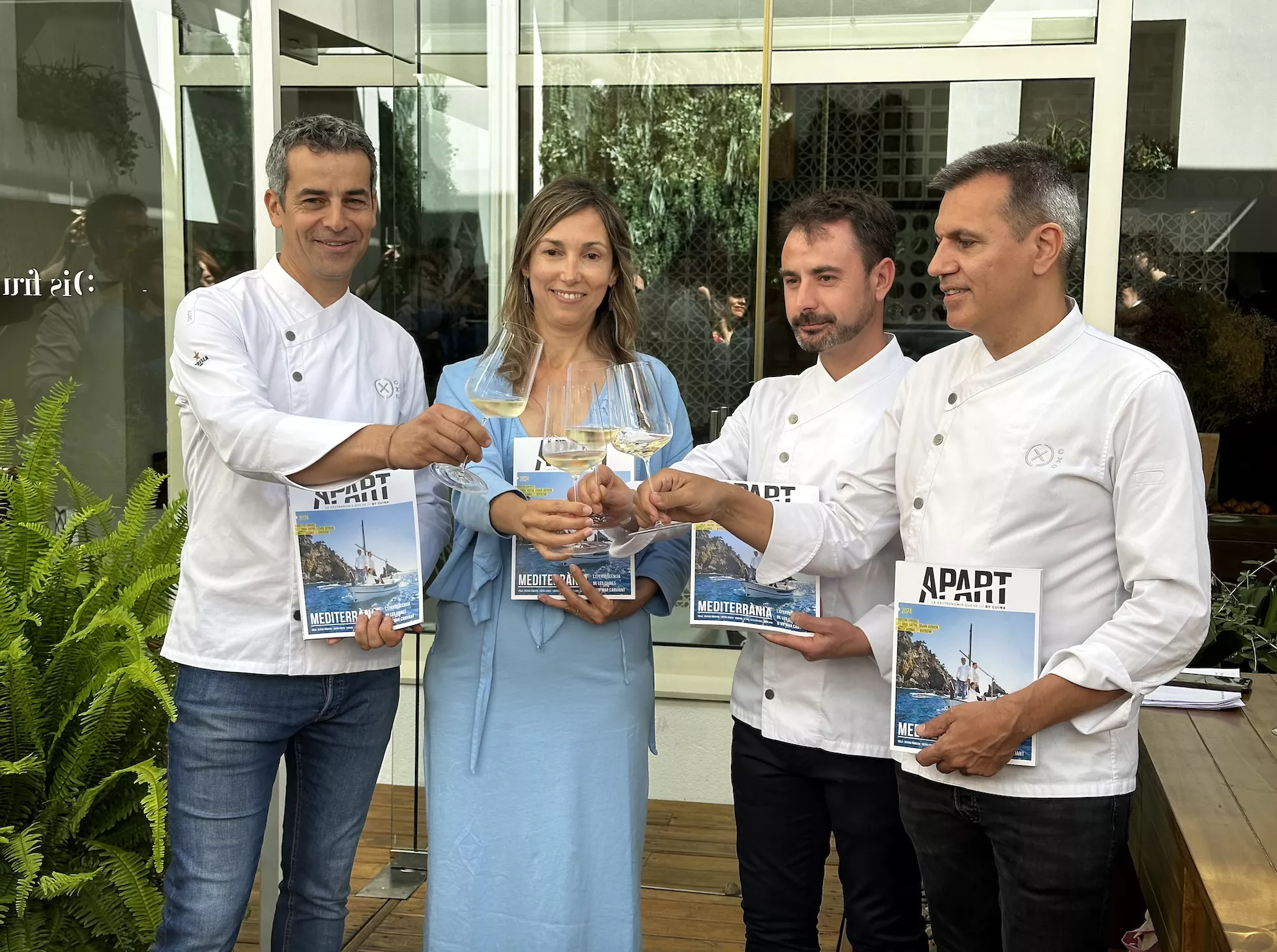 Presentació del nou número de la revista 'Apart' al restaurant Disfrutar, amb els seus directors