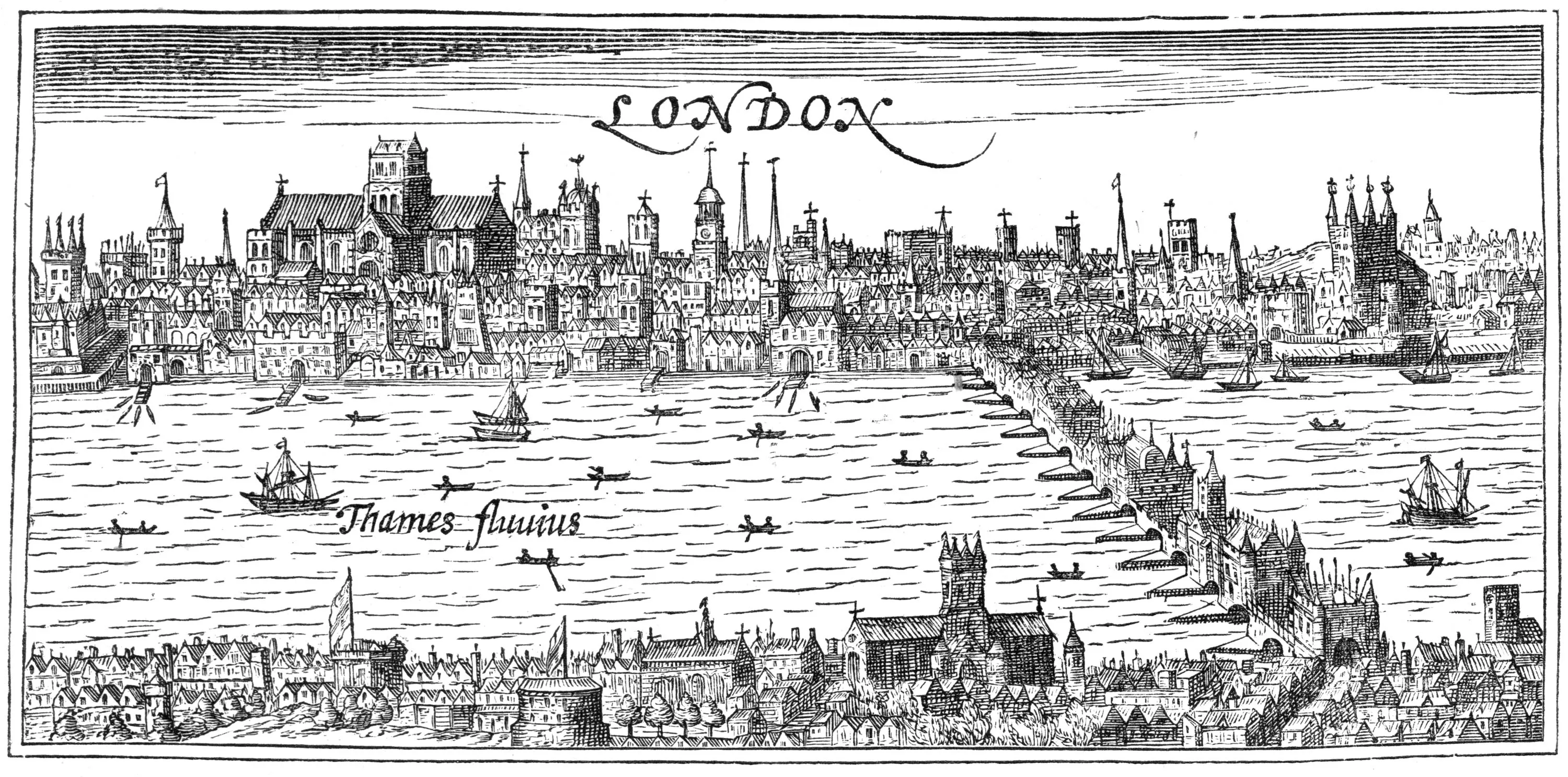 Mapa històric de Londres