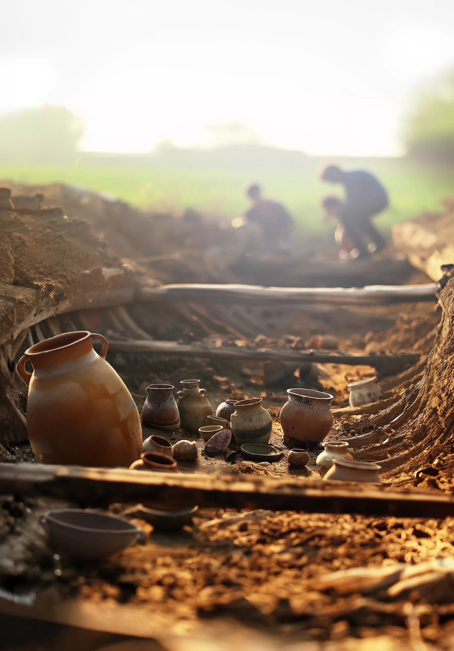 Al jaciment de Sant Jaume d’Alcanar s'hi han trobat incomptables objectes de ceràmica, tant autòctona com fenícia