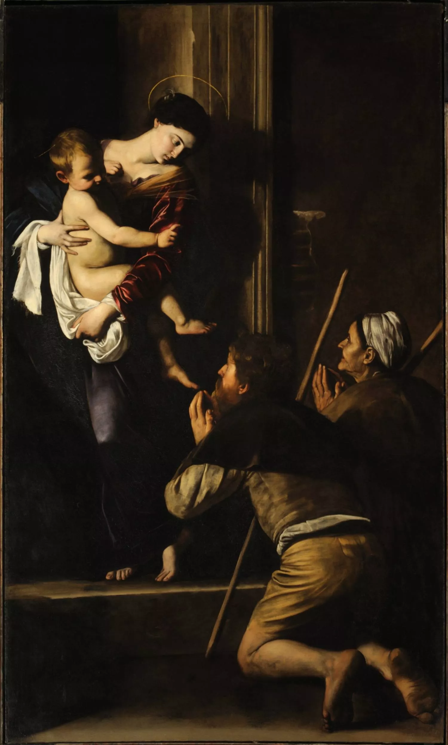 'Mare de déu dels pelegrins', de Caravaggio (1604)