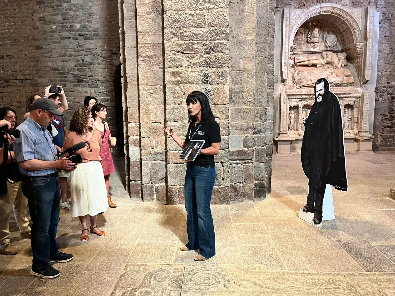 'Orson Welles i el Castell de Cardona: una visita de pel·lícula', al castell de Cardona