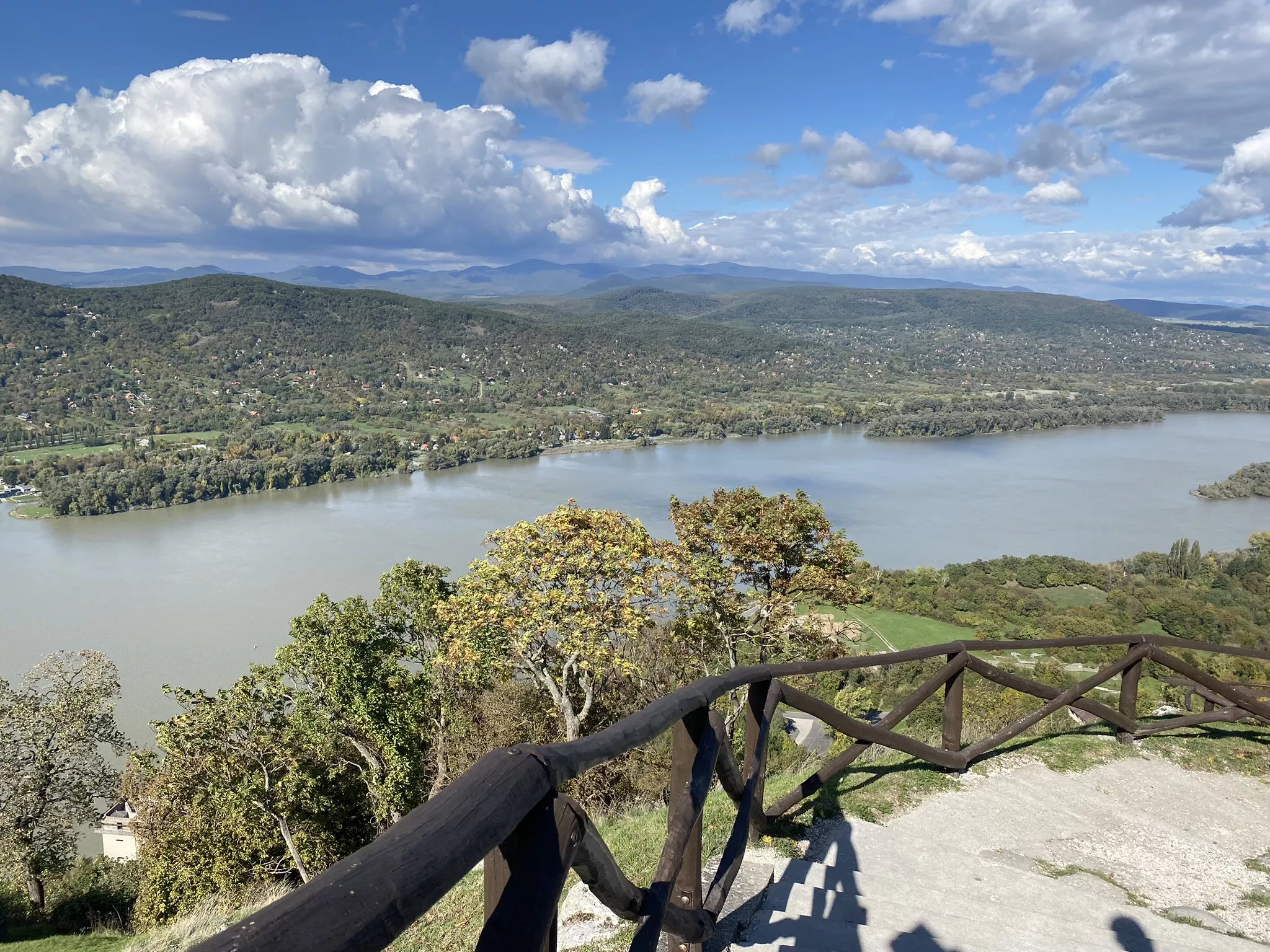 Des del Turó dels Núvols, a Vizegrad, contemplem unes vistes meravelloses del Danubi