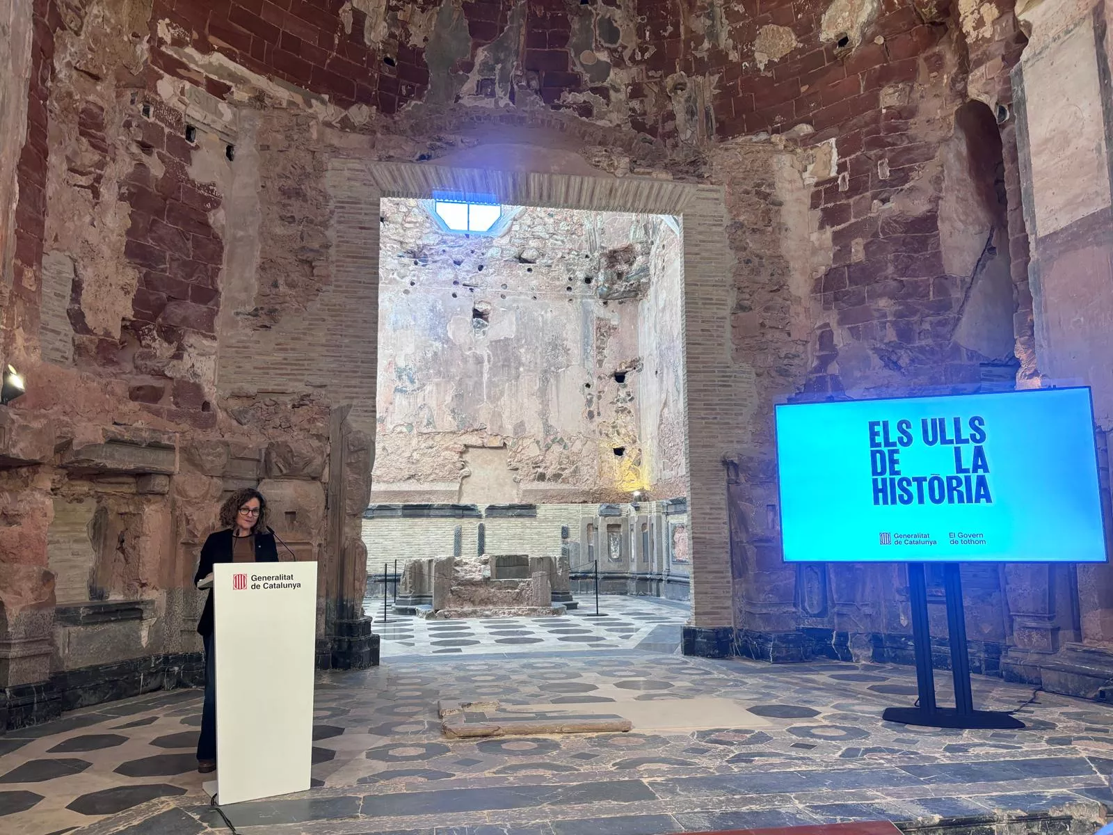 Presentació d''Els ulls de la història. Una mirada immersiva sobre el patrimoni català' a la Cartoixa d'Escaladei