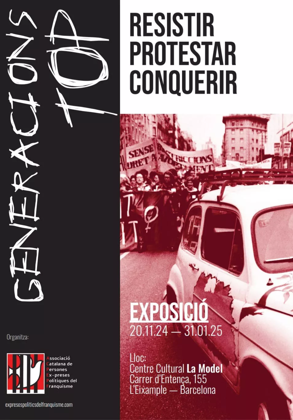 Cartell de l'exposició 'Generacions TOP'