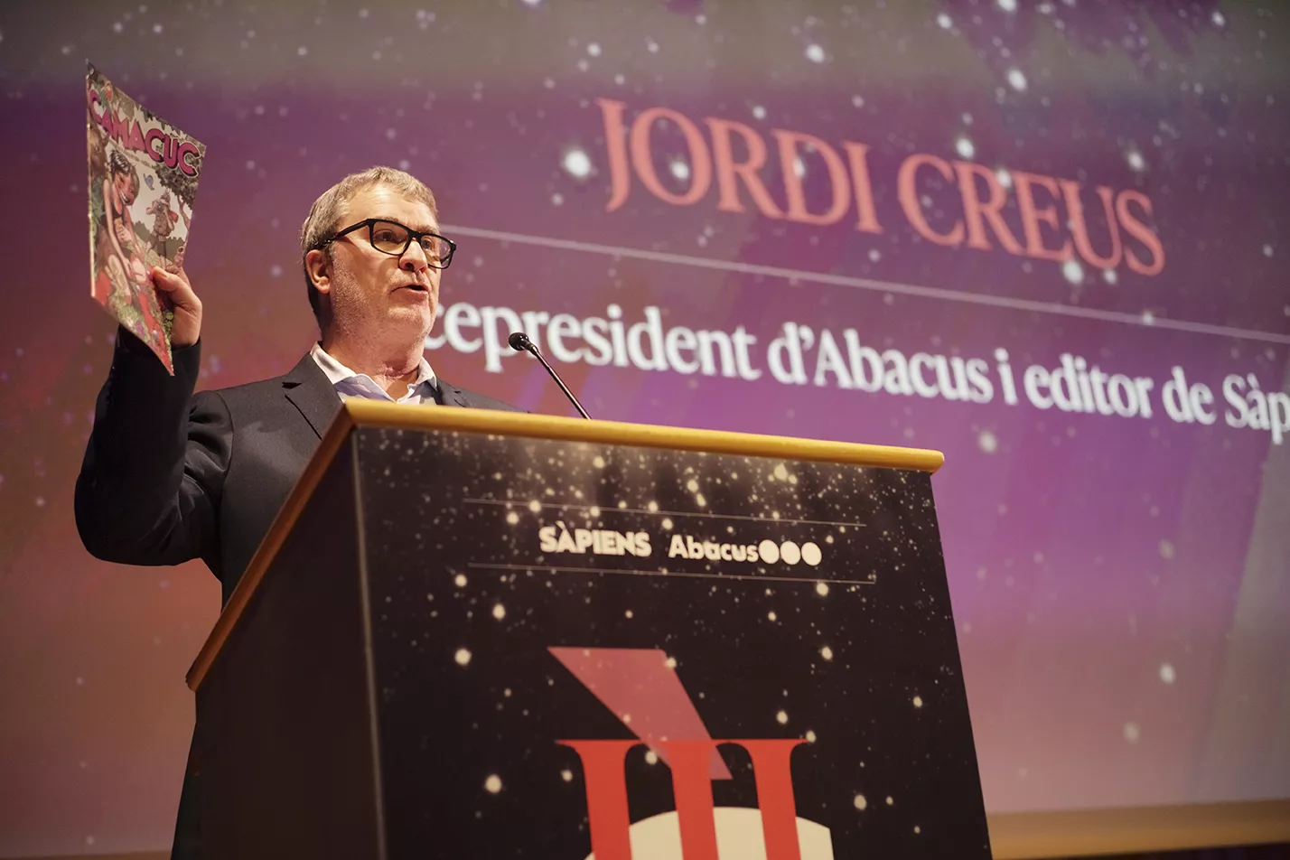 Jordi Creus, editor de 'Sàpiens' i vicepresident d'Abacus, ha recordat la revista 'Camacuc'