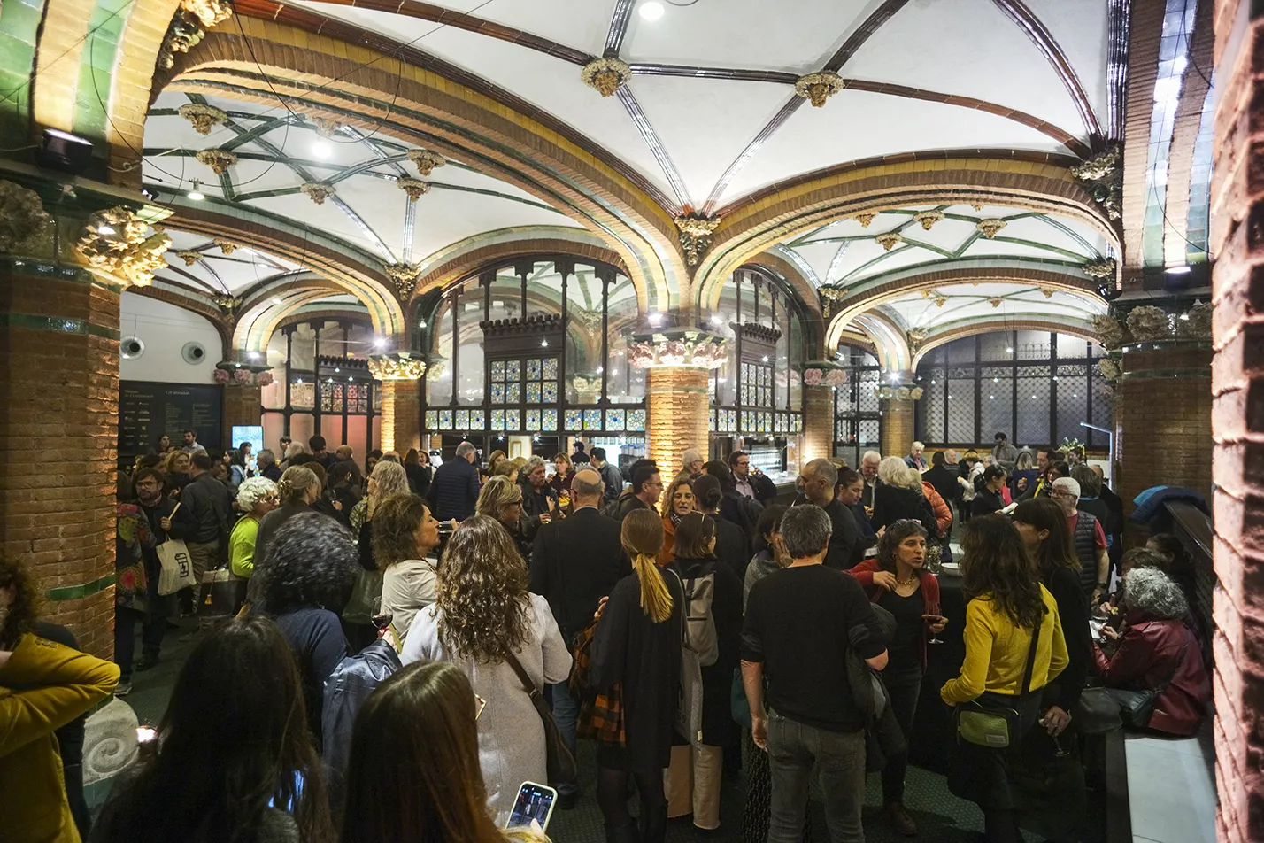 La gala ha acabat amb un pica-pica al 'foyer' del Palau de la Música