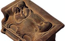 Una de les escultures eròtiques de Pistillus Eduens