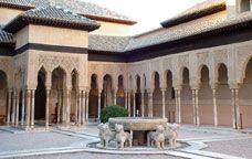 'Pati dels lleons' de l'Alhambra Granada