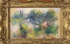 'Paysage bords de Seine', de Renoir