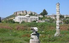 Temple d'Àrtemis on van trobar els ossos d'Arsínoe IV