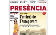 Portada del 'Presència'