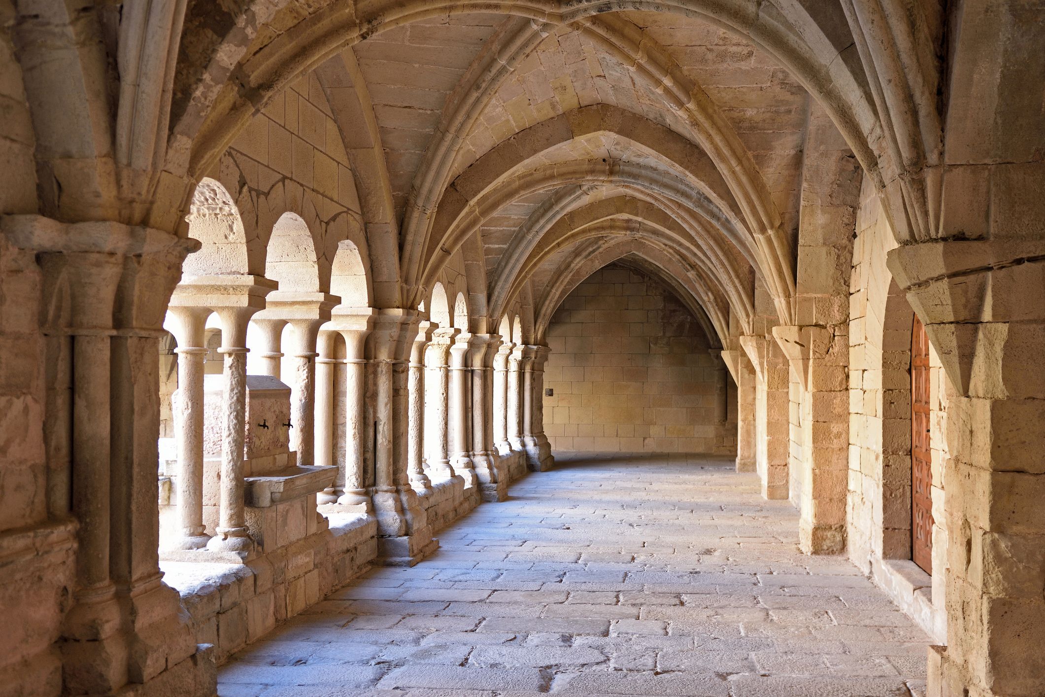 Interior del monestir de Vallbona de les Monges