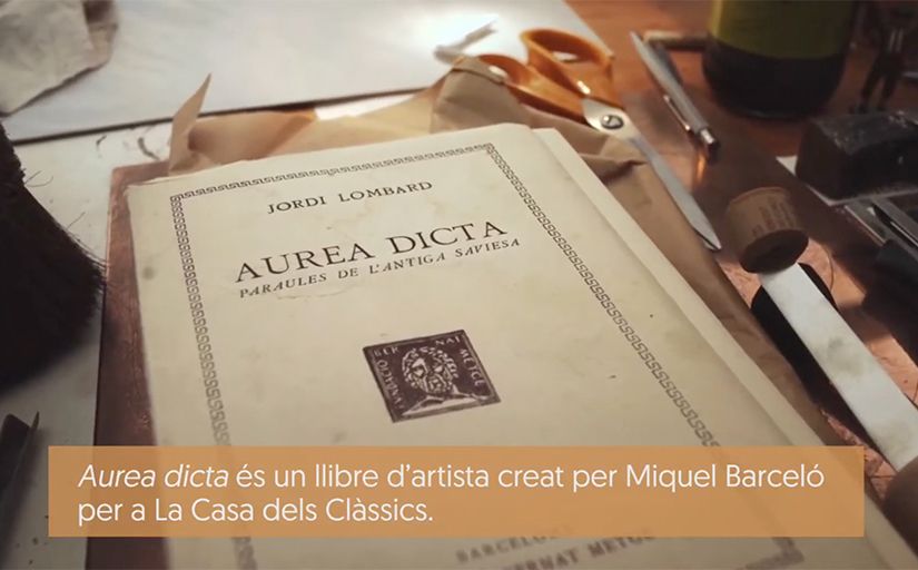 L''Aurea Dicta', una de les obres de La Casa dels Clàssics